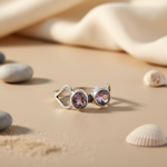 Load image into Gallery viewer, 925 Silver Amethyst Ring for Women | Gemstone Jewelry
