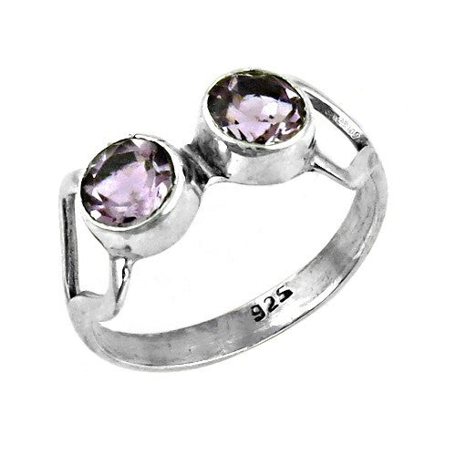 925 silver amethyst ring for women | gemstone jewelry