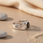 Load image into Gallery viewer, 925 Sterling Silver Peridot Ring for Women | Gemstone Jewelry
