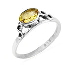 将图像加载到图库查看器中， 925 Silver Citrine Ring for Women | Gemstone Jewelry
