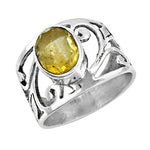 将图像加载到图库查看器中， 925 Silver Citrine Ring for Women | Gemstone Jewelry
