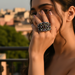 Load image into Gallery viewer, 925 Sterling Silver Gemstone Ring for Women | Cocktail Ring
