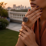 将图像加载到图库查看器中， 925 Silver Garnet Gemstone Ring for Women | Cocktail Jewelry
