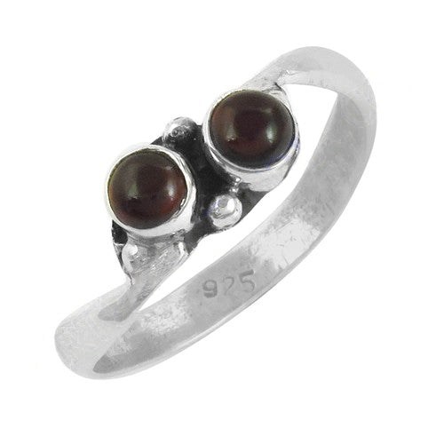 925 Silver Garnet Ring for Women | Gemstone Jewelry Gift