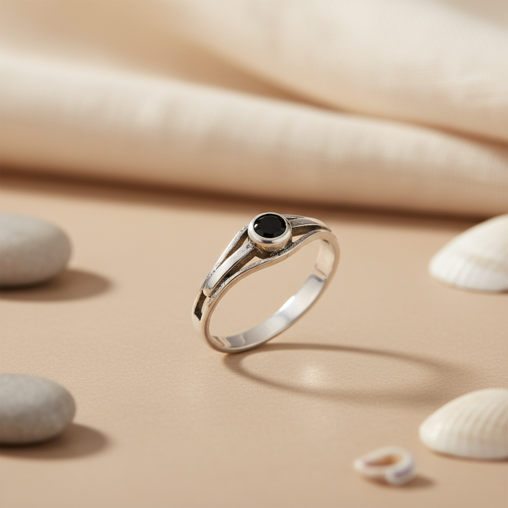 925 Silver Onyx Ring for Women | Statement Jewelry