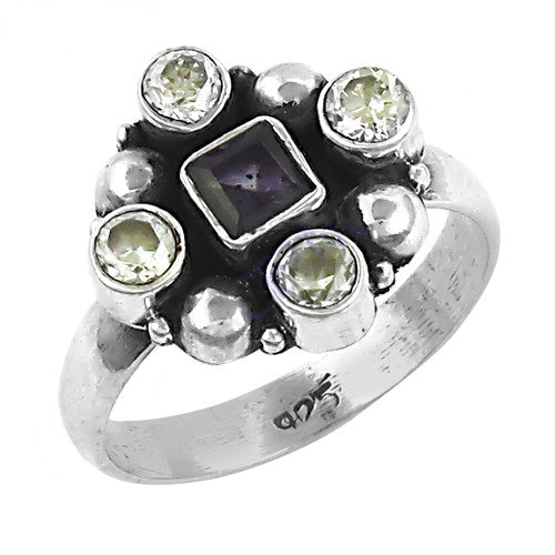 925 silver gemstone ring for women | statement jewelry