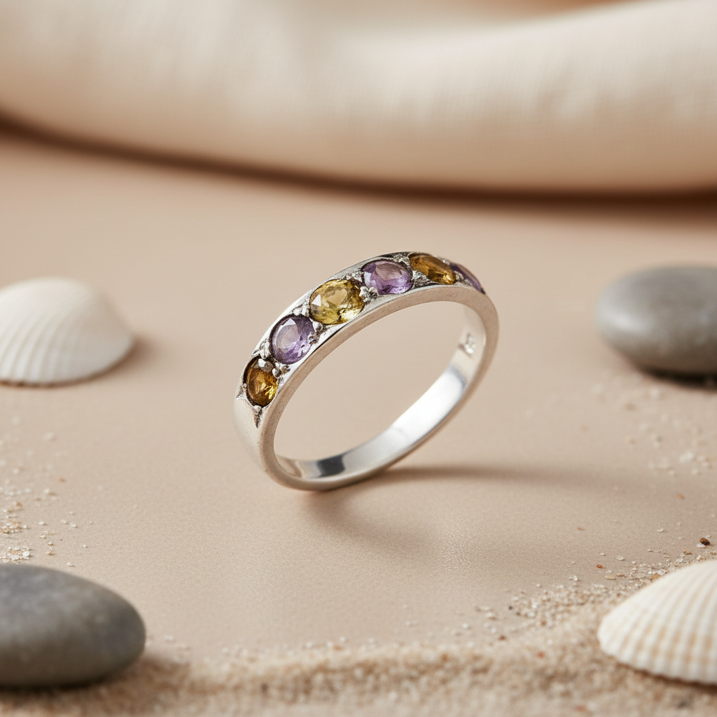 925 Silver Gemstone Ring for Women | Daily Wear | Gift