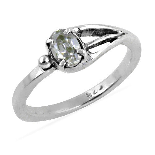 925 silver oval cut ring for women | gift for her