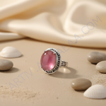 Load image into Gallery viewer, 925 Sterling Silver Pink Gemstone Ring for Women | Gift Jewelry
