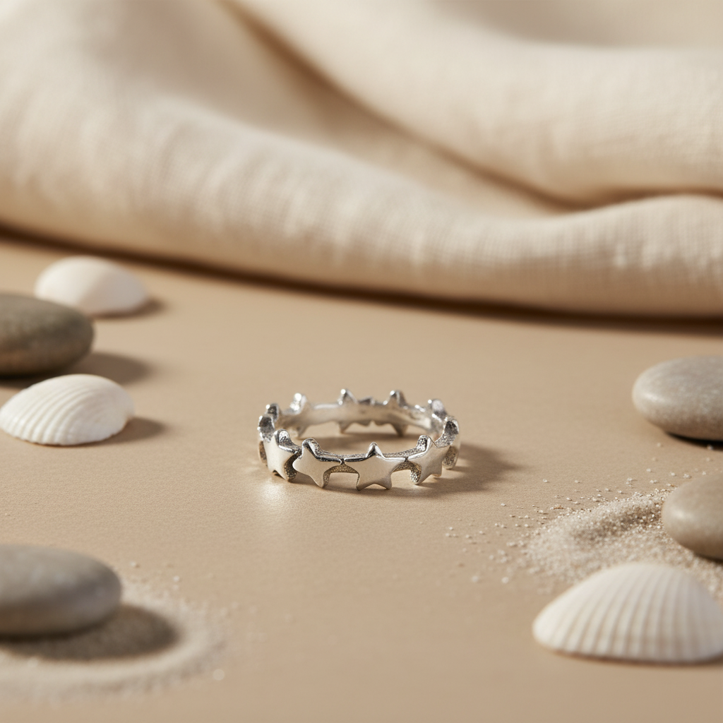 925 Sterling Silver Star Ring for Women | Daily Wear Jewelry