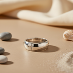 Load image into Gallery viewer, Silver Band Ring for Men &amp; Women | Wedding Band Ring
