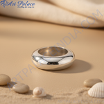 Load image into Gallery viewer, Silver Ring | Chunky Dome Ring for Women | Gift
