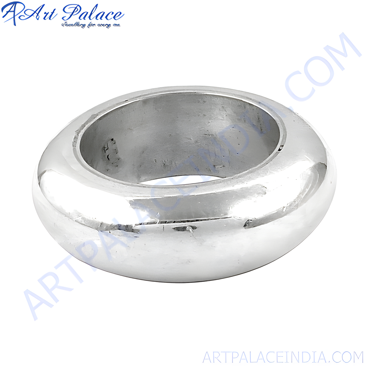 Silver chunky dome ring, perfect for daily wear or gifting