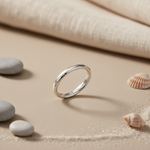 将图像加载到图库查看器中， 925 Silver Hammered Ring for Women | Minimalist Jewelry
