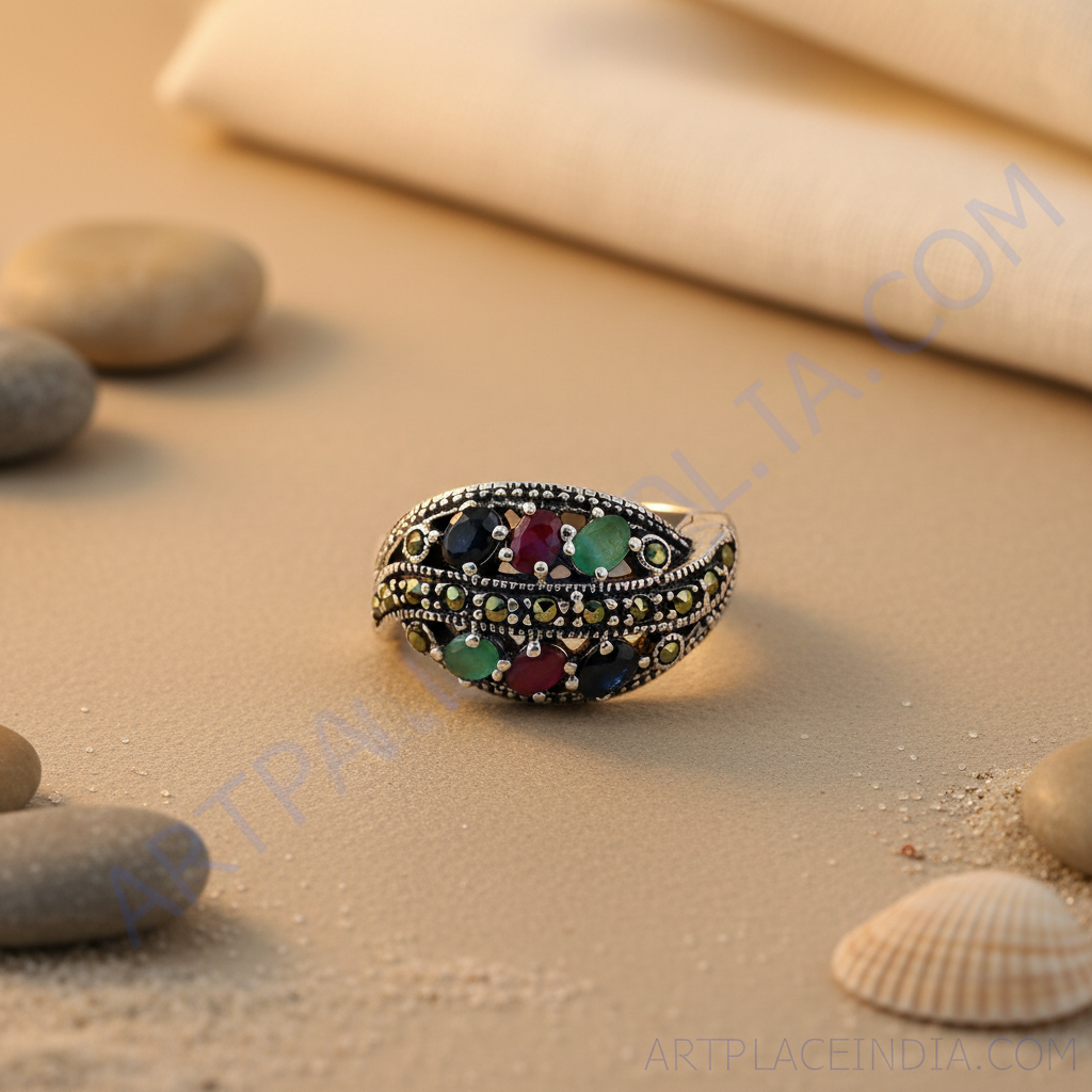 925 Sterling Silver Gemstone Ring | Women's Jewelry Gift