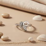 将图像加载到图库查看器中， 925 Silver Heart Ring with Cubic Zirconia | Women's Ring
