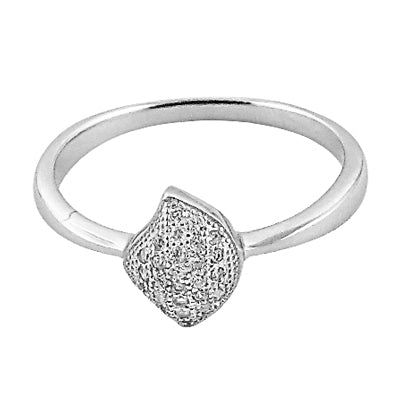 925 silver textured ring for women | modern silver jewelry