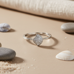将图像加载到图库查看器中， 925 Silver Textured Ring for Women | Modern Silver Jewelry
