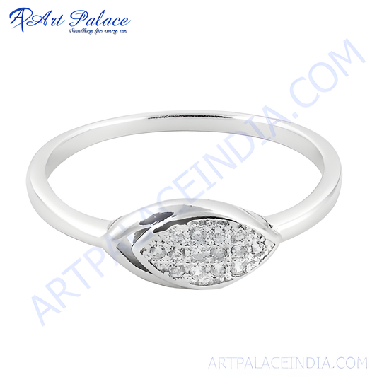 Hot Selling Silver Cubic Zirconia Ring