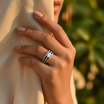 将图像加载到图库查看器中， 925 Silver Cubic Zirconia Ring | Women's Engagement Ring Gift
