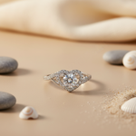 Load image into Gallery viewer, 925 Silver Heart Ring with Cubic Zirconia | Women's Ring
