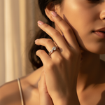 Load image into Gallery viewer, 925 Silver Solitaire Engagement Ring | White CZ Stone
