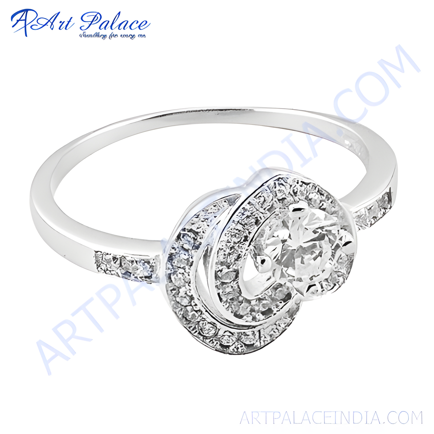 Quality Cubic Zirconia Sterling Silver Ring