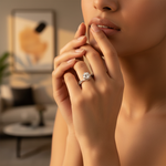 将图像加载到图库查看器中， 925 Silver Cubic Zirconia Ring for Women | Engagement Gift
