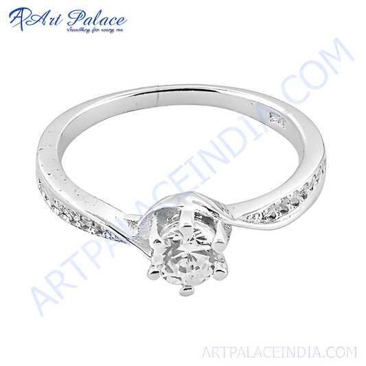 Hot Selling CZ Silver Ring