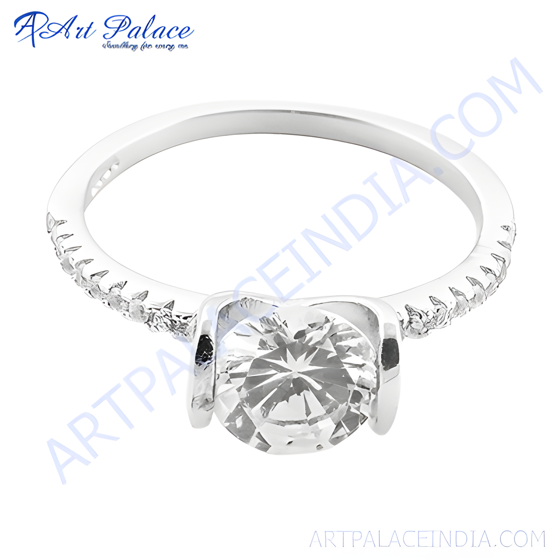 Indian Touch CZ Silver Rings