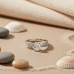 将图像加载到图库查看器中， 925 Silver White Gemstone Ring for Women | Daily Wear
