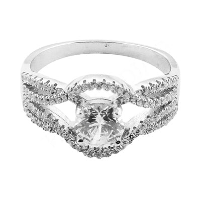925 Silver Cubic Zirconia Ring for Women | Engagement Ring