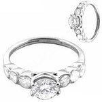 将图像加载到图库查看器中， 925 Sterling Silver Ring with CZ Stones | For Women | Gift
