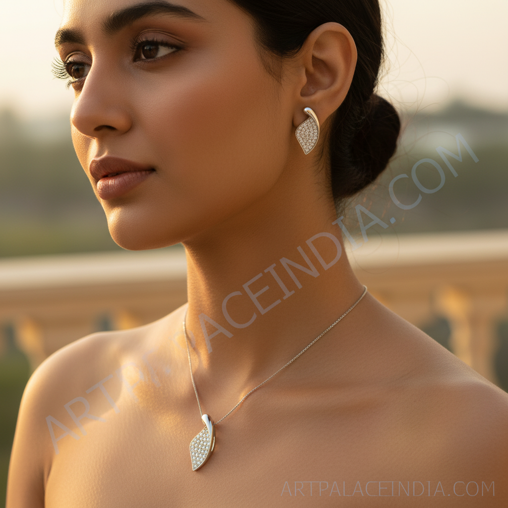 Silver Cubic Zirconia Earrings for Women | Dainty Jewelry Gift