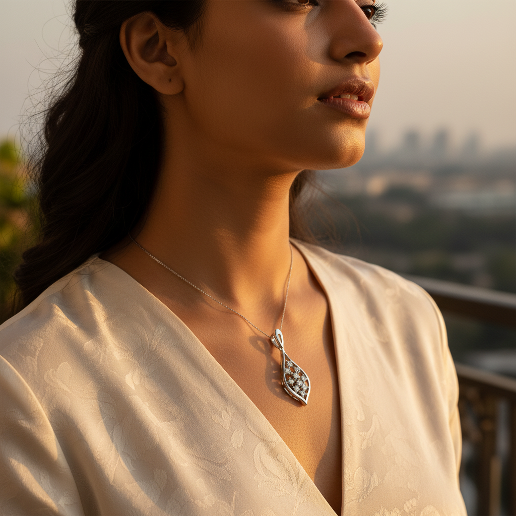 925 Silver Diamond Teardrop Earrings for Women | Gift Jewelry