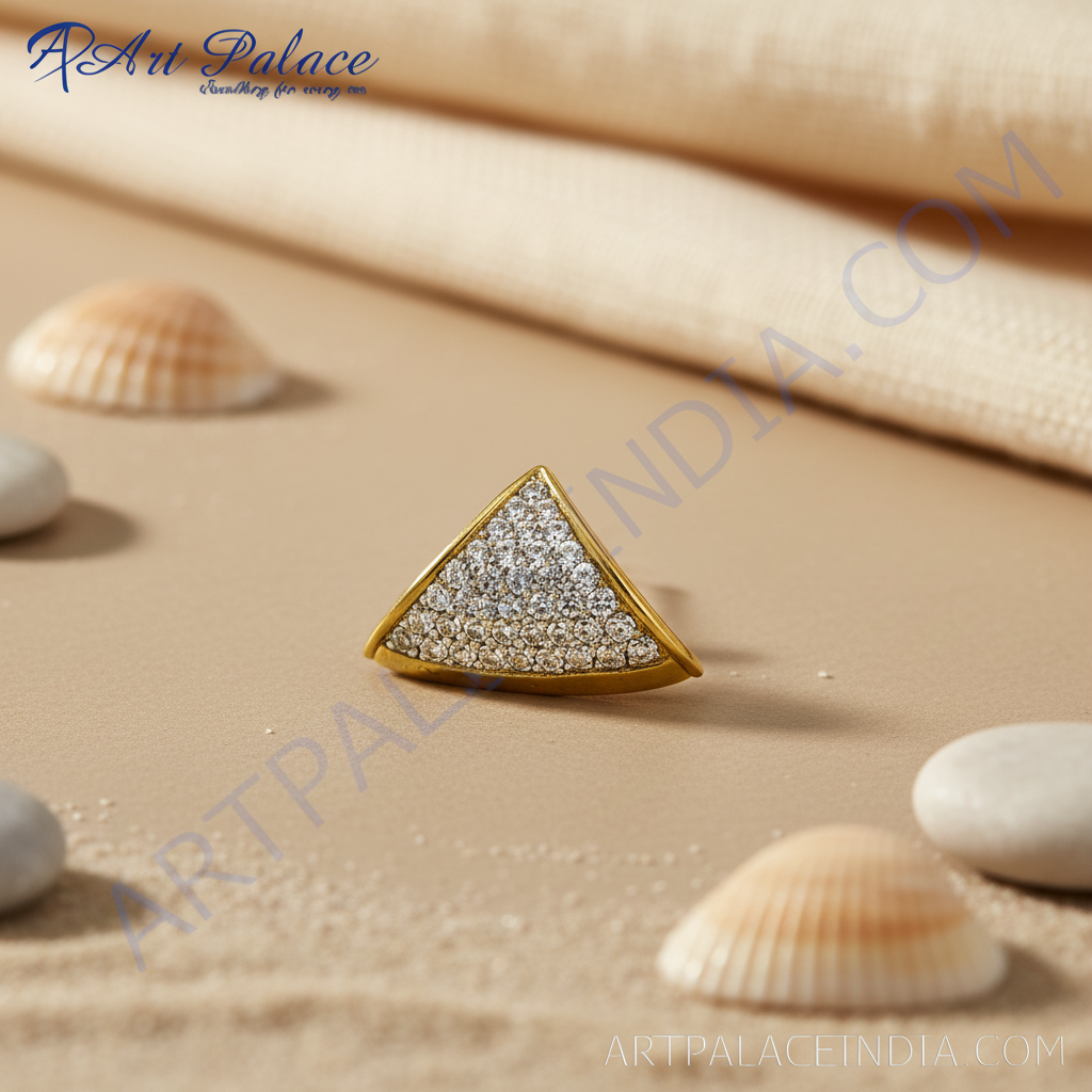 gold plating Stud Earrings with Cubic Zirconia | Women's Fashion Jewelry