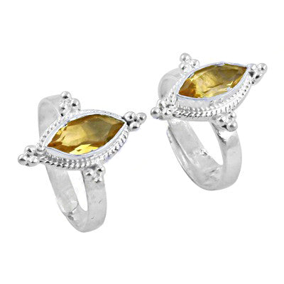 925 silver citrine ring for women | gemstone jewelry