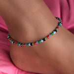 Load image into Gallery viewer, Beaded Anklet for Women | Colorful Stone Anklet | Summer Jewelry
