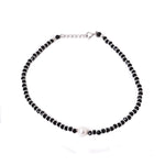 Load image into Gallery viewer, Black Bead Pearl Necklace | 925 Silver Chain | Women&#39;s Jewelry
