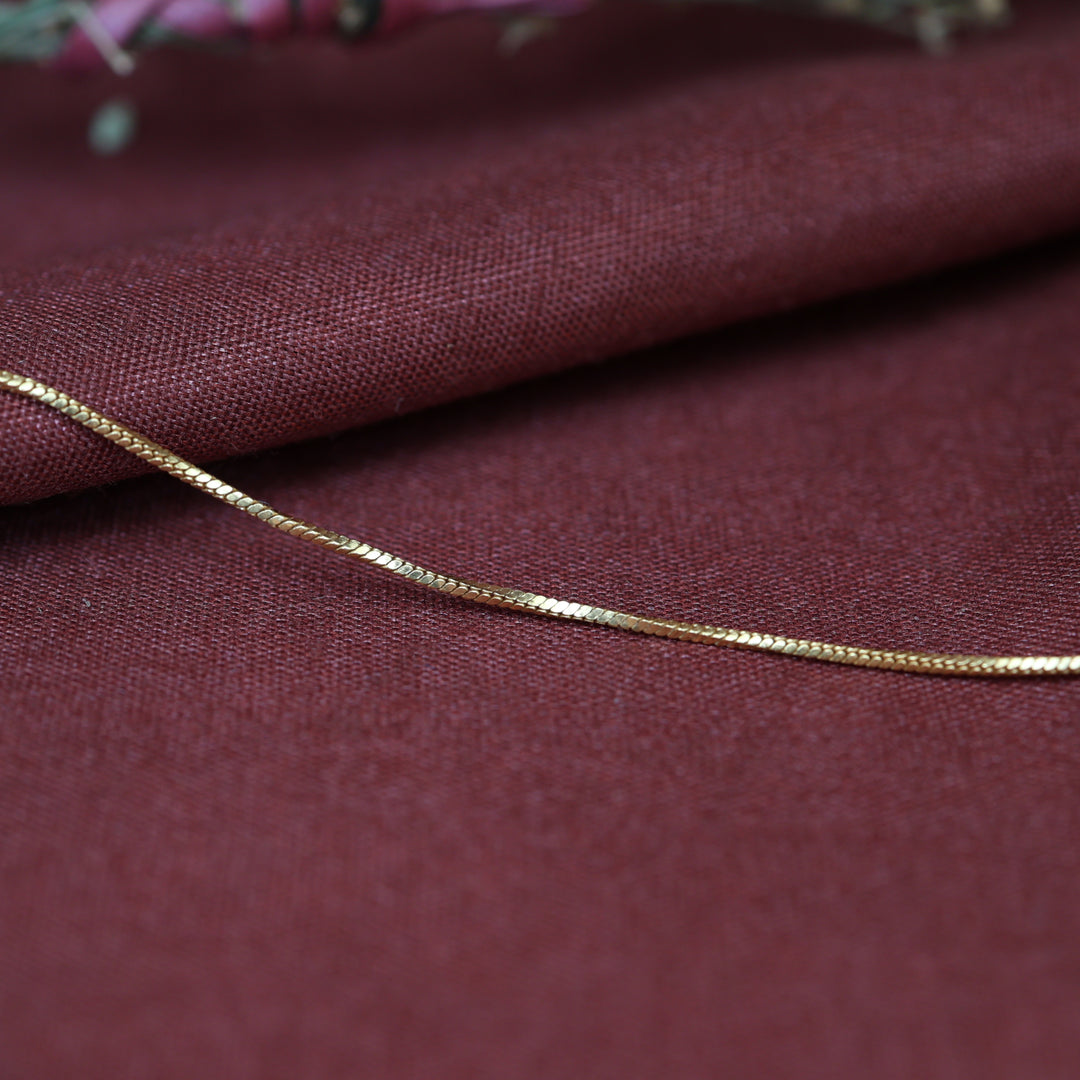 gold plating Snake Chain Anklet for Women | Delicate Foot Jewelry