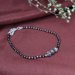 Load image into Gallery viewer, 925 Silver Black Bead Bracelet for Women | Daily Wear Jewelry
