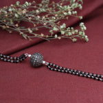 Load image into Gallery viewer, Pulsera de cuentas negras | Regalo de joyería de cuentas de plata de ley
