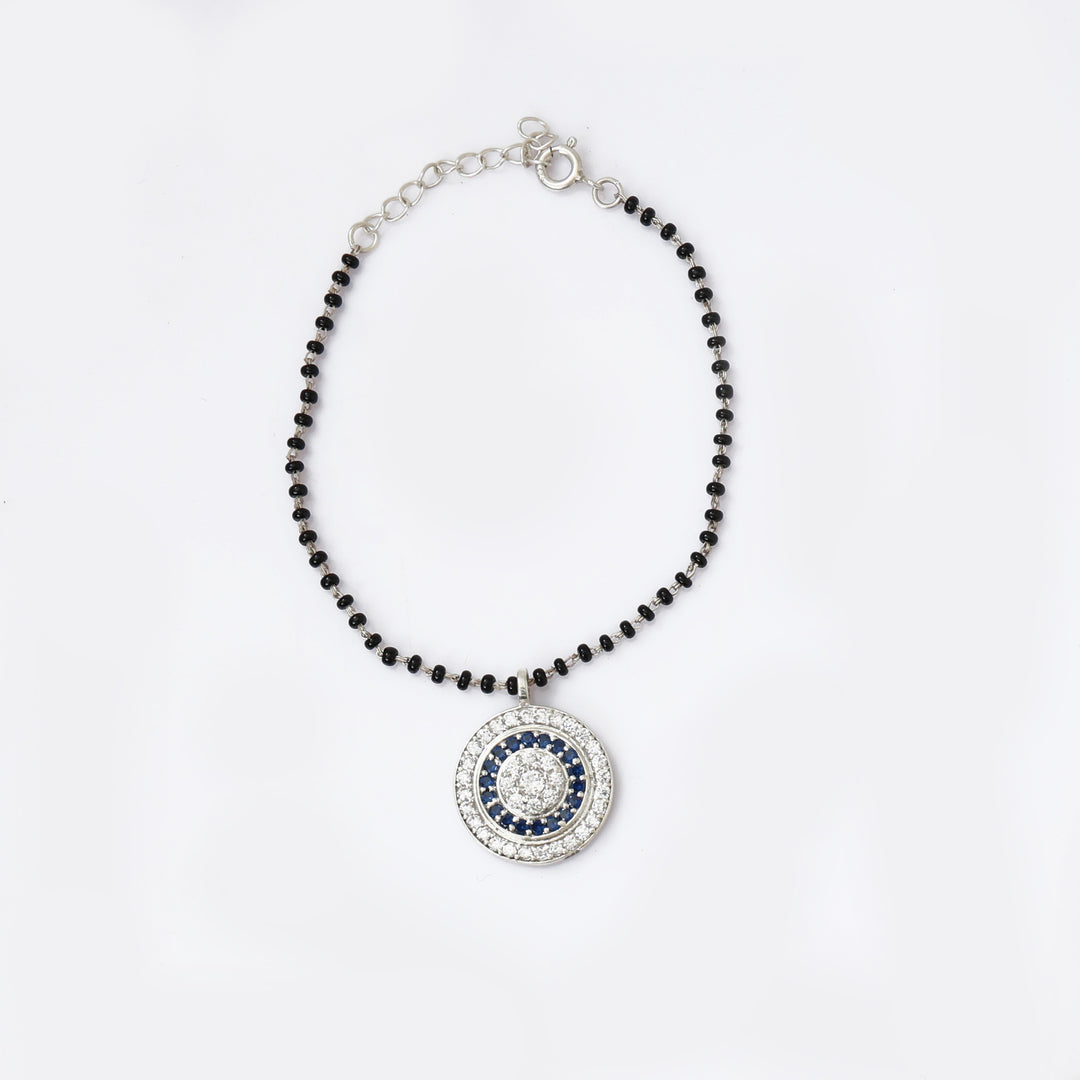 925 Silver Blue Sapphire Bracelet for Women | Daily Wear Jewelry