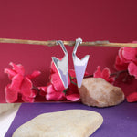 Load image into Gallery viewer, Silver Geometric Earrings for Women | Modern Minimalist Jewelry
