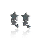 Load image into Gallery viewer, Silver Star Drop Earrings for Women | Celestial Jewelry Gift
