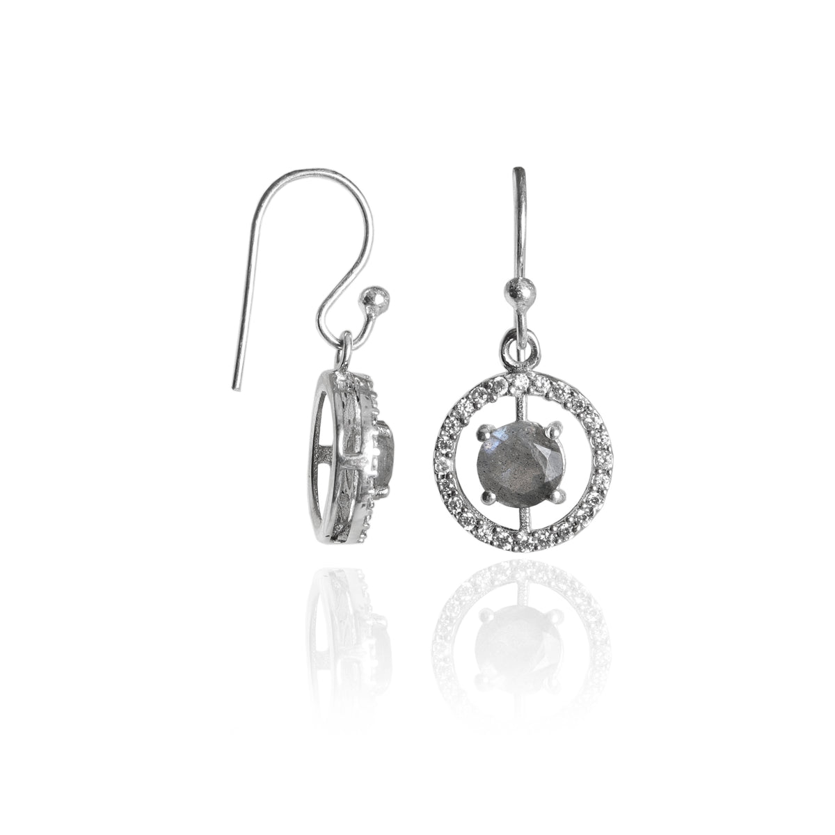 925 silver labradorite earrings for women | dangle earrings