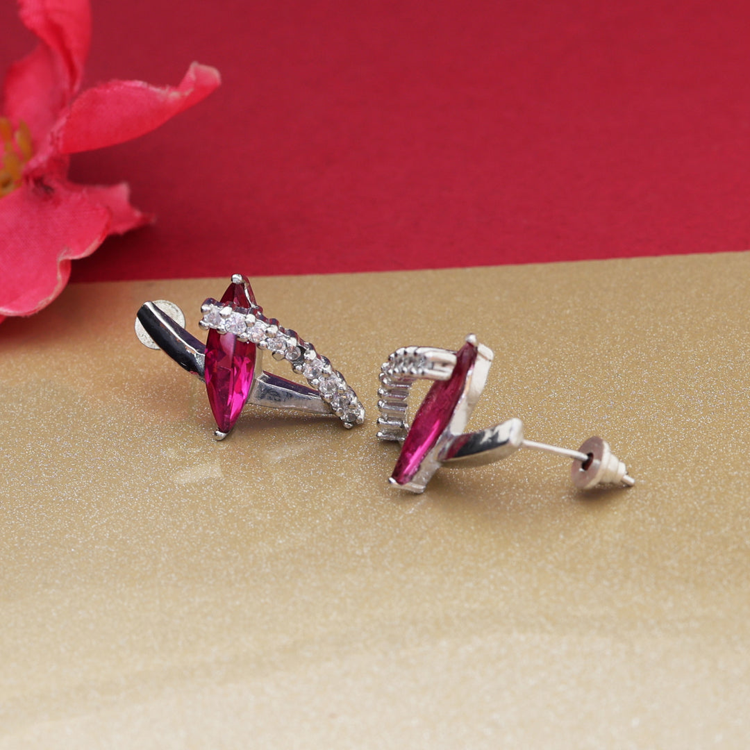 925 Silver Ruby Earrings for Women | Gemstone Jewelry Gift
