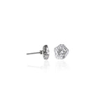 Load image into Gallery viewer, Pendientes de flor de plata 925 | Talla diamante | Regalo para mujer
