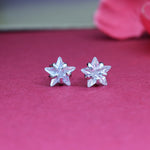Load image into Gallery viewer, 925 Sterling Silver Star Stud Earrings | Cubic Zirconia | For Women
