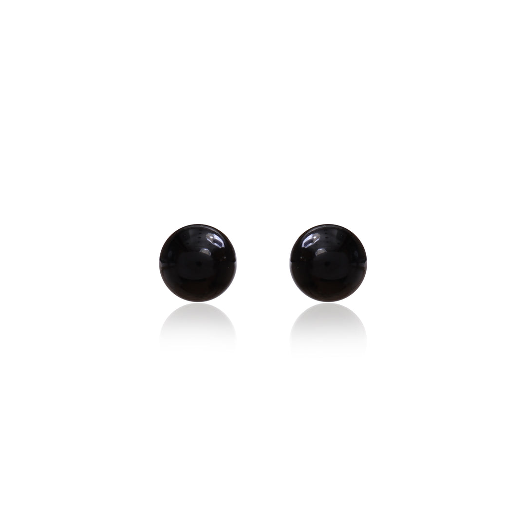 Black Onyx Stud Earrings for Women | Classic Gemstone Jewelry